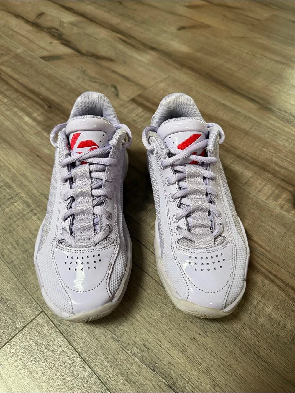 Jordan Kids' Lavender Low-Top Sneakers size 3.5Y